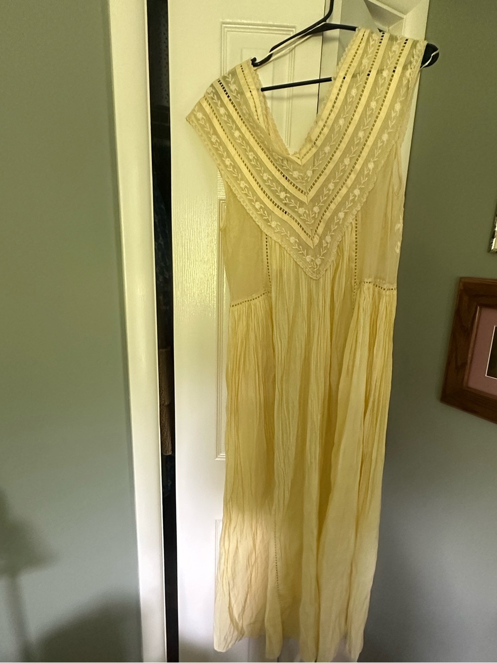 Zara Cream Fringe Midi Dress - Picture 9 of 11